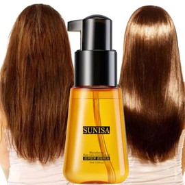 1pcs Aceite Capilar Hidratante Anti Frizz, Tratamiento Nutritivo para Cabello Seco y Dañado, Iluminador de Rizos, Control de Puntas Abiertas y Brillo Intenso