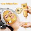 Pack of 3 Gold Foil Peel Off Mask, Peel-Off Anti-Wrinkle