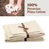 Peru Pima Bed Sheet Set – California King Size, 4