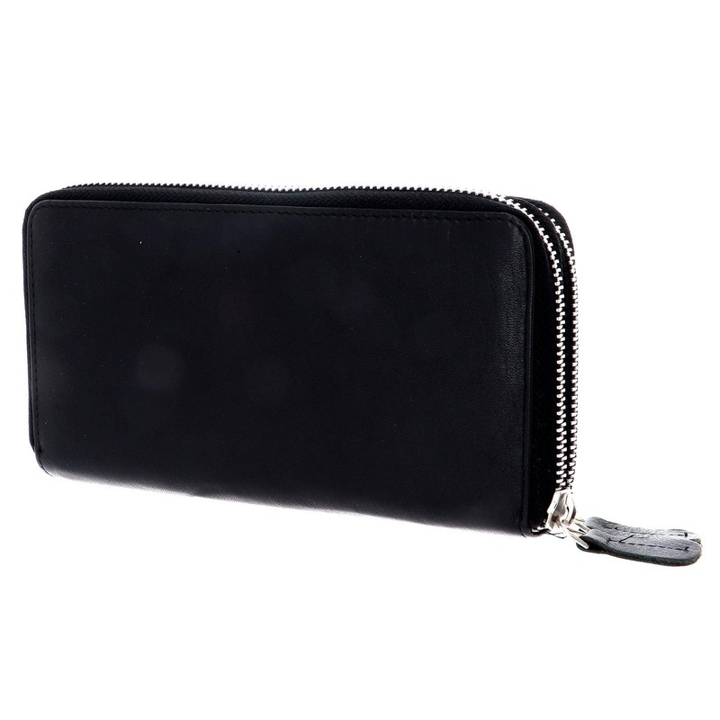 bruno banani New York Double Zip Around Wallet Black, black