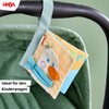 HABA 2012332001 3-in-1 Baby Goose Playset with Fabric Book, Grasping