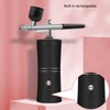 Facial Airbrush Machine Handheld Oxygen Injection Airbrush High Pressure Portable