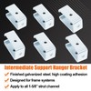 6 Pack Heavy-Duty 1-5/8" Strut Channel Trolley Track Hanger for