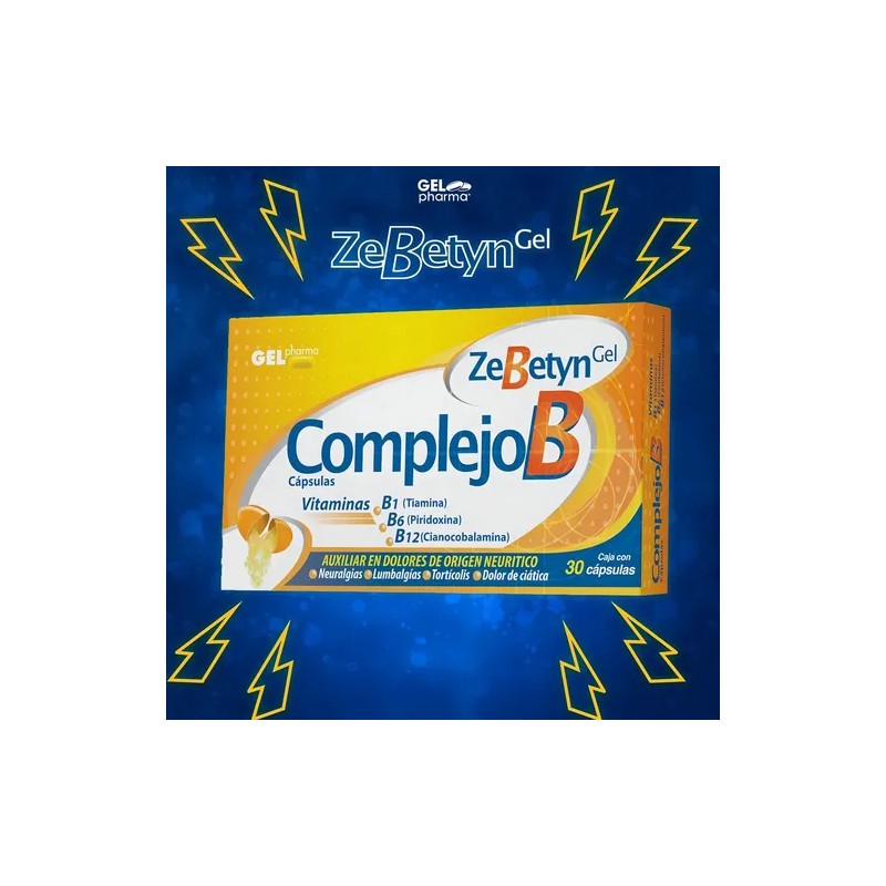 Complejo B Vitaminas B1, B6 Y B12 Caja Con 30