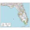 MapSherpa: Florida State Wall Map - Compact - 16 x