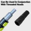 Extension Pole Adapter, 2 Pcs Extension Pole Screw Fit Ends