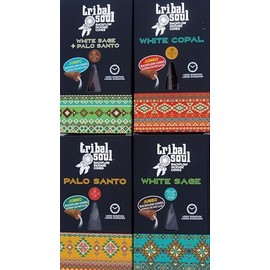 Tribal Soul Premium Backflow Incense Cones (Jumbo, 10 Cones) | Aromatic, Long-Burning for Waterfall Incense Burners : (4 Packs, Mixed Aromas, Set A)