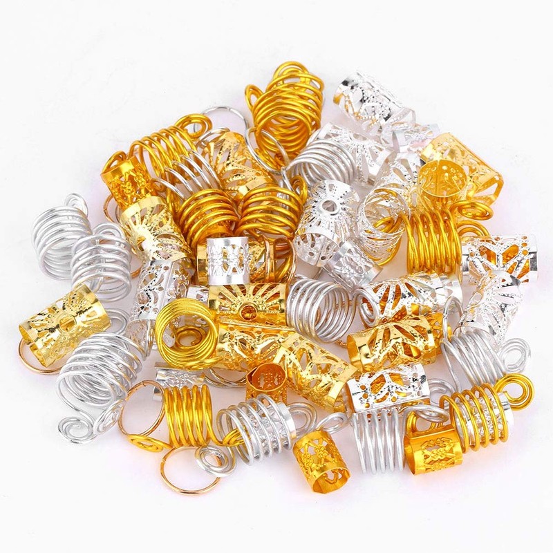 90 Piezas De Anillos De Trenza Para El Cabello, Accesorios