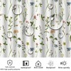 FAIRYGATE Bathroom Curtains Shower 180x180cm Spring Flower Shower Curtain Summer