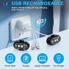 MICTUNING High Brightness Wireless LED Strobe Light 8 Colors Rechargeable