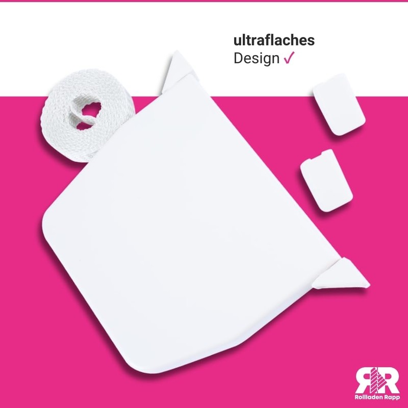 Rollra Surface-Mounted Roller Shutter Winder Including Caps and Belt 14