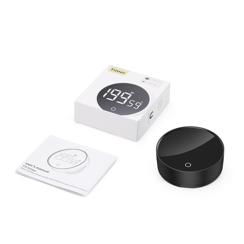 AMIR Digital Kitchen Timer, Visual Timers with LED Digital Display,