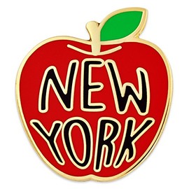 PinMart New York Big Apple Jewelry Souvenir Enamel Lapel Pin - 25 Pack