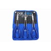US PRO Tools 3pc 11" (275mm) Long Reach Nose Pliers,