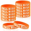 Sumind 12 Pcs Fall Risk Bracelet Emergency Alert Wristband for