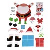 Christmas Reusable Window Clings, Build Your Own Santa Claus, Jolly