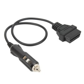 OBD-Stecker-Kabel-Adapter, OBD2-Stecker auf Zigarettenanzünder-Kabel, Notstromversorgung, Speicherspar-Diagnose-Adapterkabel für Alle OBD2-Diagnosewerkzeuge mit 16-poliger Buchse