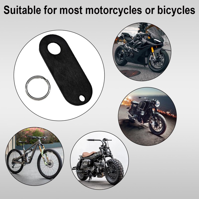 KVAEY Motorcycle Bell Hanger, Good Luck Riding Motor Hanger with