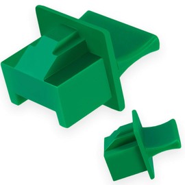 hb-digital 1 Piece RJ45 Dust Cover Caps LAN Network Sockets Protection Plugs Against Dust Dirt Blanking Plugs for Patch Panel Switch Router Network Socket Cover for Ethernet Connection - Green