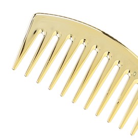 Yinhing Wide Tooth Haircut Comb, Hair Cutting Comb for All Hair Types, Heavy Duty, Gold