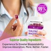 Calcium Magnesium Zinc Gummies with Vitamin D3 and K2, High