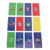 50pcs Amblyopia Training Card Waterproof 0.7mm Hole 4 Holes Strabismus