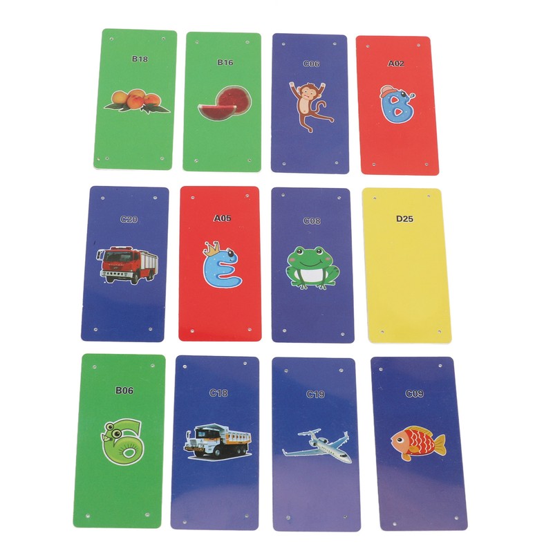 50pcs Amblyopia Training Card Waterproof 0.7mm Hole 4 Holes Strabismus