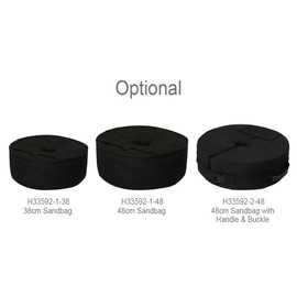 Sandbag for Umbrella Base Canopy Weight Bag 18.9" Round Sandbags for Outdoor Sunshade Beach Tent Camping Hiking Canopy