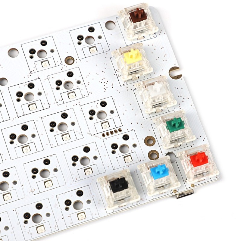 35pcs SMD RGB Switch DIY High Stability Transparent Mechanical Keyboard