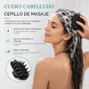 4 Pcs Cepillo Corporal de SiliconaSilicone ScrubberCepillo de Baño Corto