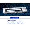 Supreform Outdoor Indoor Waterproof 12VDC 24VDC 600lbs Holding Force Magnetic