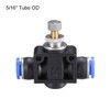 sourcing map 8mm Tube OD Pneumatic Air Flow Control Valve