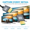 cablecc 8K 60hz HDMI 2.1 Male to HDMI Male Stretch