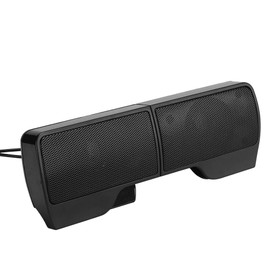 Annadue Desktop Laptop 2.0 Soundbar, Portable Computer Speaker with USB Clip Screen, PC Soundbar, Audio System for Notebooks, Easy to Use and Very Convenient