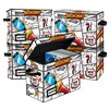 YNSZAS 5 Pack Comic Book Storage, Comic Book Box, 15.8"