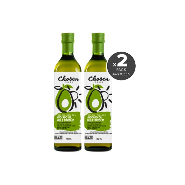 Chosen Foods 100% Pure Avocado Oil Bundle 750x2 mL
