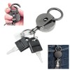 Retractable Key-Chain Badge Reel - Boshiho Heavy Duty Metal ID