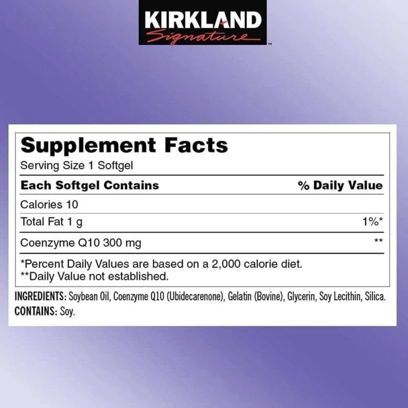 Complejo Coq10 Alta Absorcion Coenzima 300mg 100 Sge Co Q-10