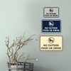 Signs ByLITA Classic Framed No Outside Food or Drink Sign
