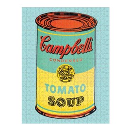 Galison Andy Warhol Soup Can 2-Sided 500 Piece Puzzle, 1 EA
