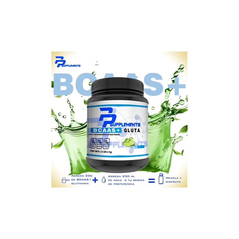 Pulse Aminoacidos Bccas Glutamina 1 Kg 50 Servicios Varios
