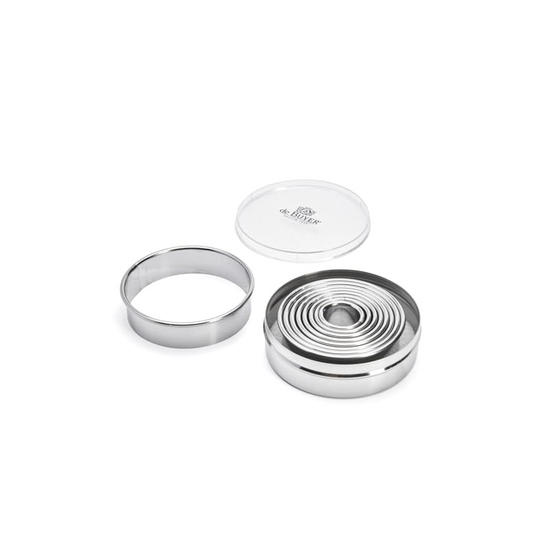 DE BUYER 3323.00 N Box of 9 Designs Cookie Cutters