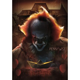 Clementoni Jigsaw Puzzle 1000 pieces, IT Horror Movies, Compact box, Made in Italy, Puzzle for Adults 14-99 Years, Kidult, Gift, 37097