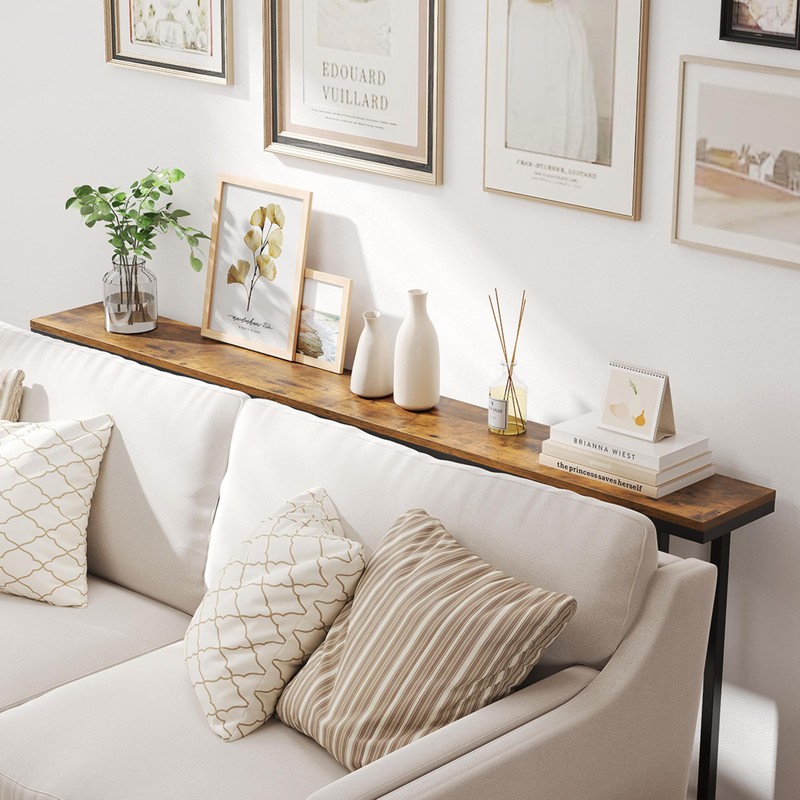 Yaheetech Narrow Console Table with Sturdy Metal Frame, 71 Inch