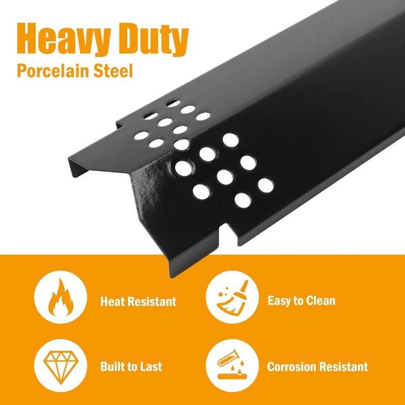DwellWel Grill Heat Plates for Nexgrill 720-0830H, 720-0888, 720-0882A, 720-0896B