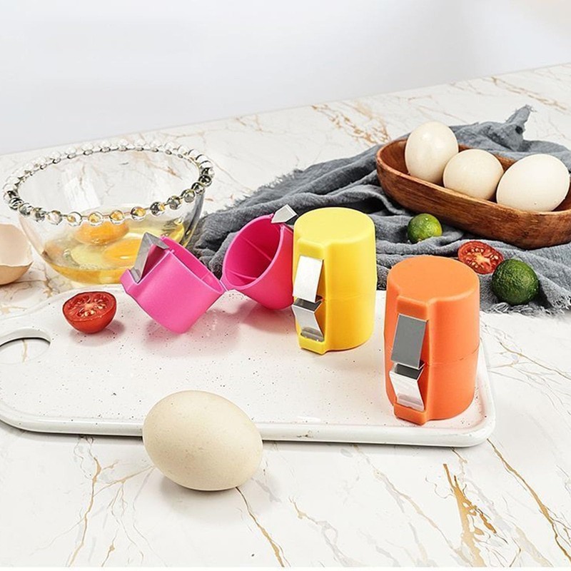 SSKHE 3 PCS Egg Cracker Tool, Egg Separator Tool Portable