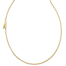 Kendra Scott Letter A Inline Initial Necklace, 18k Gold Vermeil