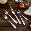KEAWELL Premium 20/45/65 Piece Louis Hammered Silverware Set with Squared