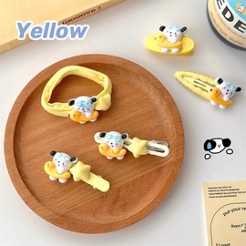 Cute Duck Swimming Ring Dog Hairpin & Hair Accessories Dalkomlf1923 1 Duck Swimming Ring Dog - Bb Clip 20ea