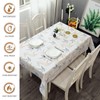YAAVAAW 137*180cm PVC Table Cloth Party Wipeable Tablecloths Rectangular,Maple Leaf
